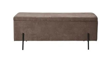 Brewster Bänk m förvaring 120 cm - Brun - Möbler - Vardagsrum - Stolar & sittmöbler - Sittbänk
