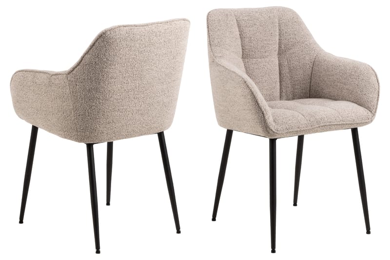 BRODHEAD Karmstol Beige - Möbler - Vardagsrum - Stolar & sittmöbler - Karmstolar