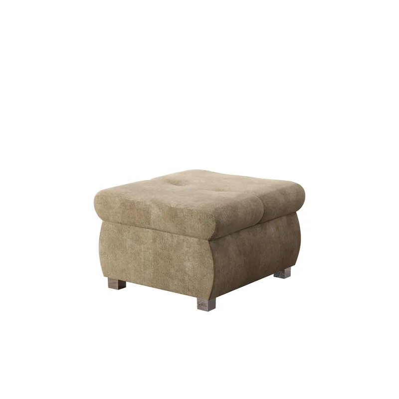 Cerys Fotpall, beige