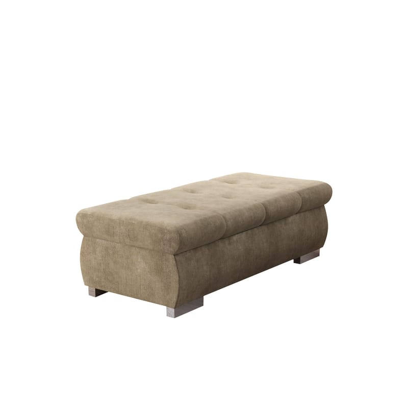 Cerys Fotpall, beige