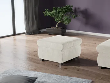 Cillo Fotpall - beige - Möbler - Vardagsrum - Stolar & sittmöbler - Sittpuff