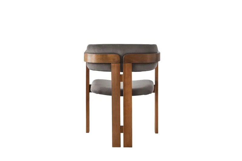 Dellon Karmstol - Valnöt/Antracit - Möbler - Vardagsrum - Stolar & sittmöbler - Karmstolar