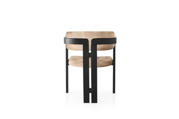 Diontae Karmstol - Svart/Beige - Möbler - Vardagsrum - Stolar & sittmöbler - Karmstolar