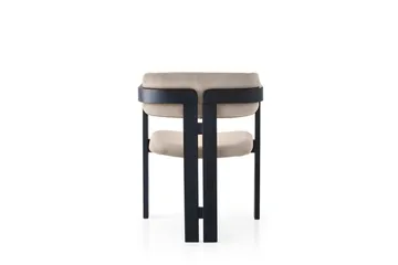 Diontae Karmstol - Svart/Beige - Möbler - Vardagsrum - Stolar & sittmöbler - Karmstolar