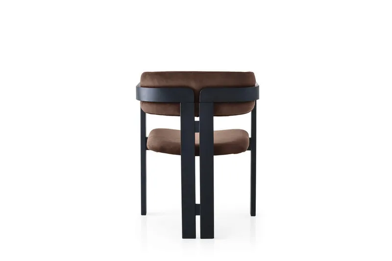 Diontae Karmstol - Svart/Brun - Möbler - Vardagsrum - Stolar & sittmöbler - Karmstolar