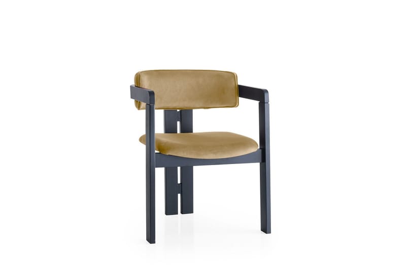 Diontae Karmstol - Svart/Taupe - Möbler - Vardagsrum - Stolar & sittmöbler - Karmstolar