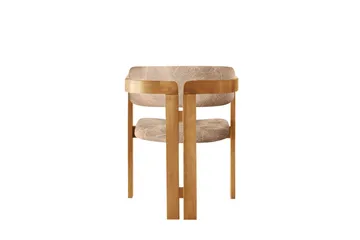 Dylana Karmstol - Ek/Beige - Möbler - Vardagsrum - Stolar & sittmöbler - Karmstolar