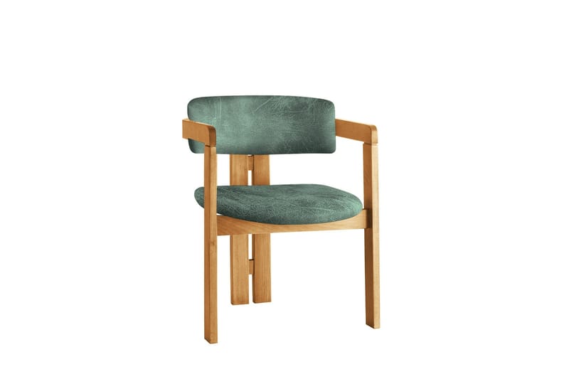 Dylana Karmstol - Ek/Grön - Möbler - Vardagsrum - Stolar & sittmöbler - Karmstolar