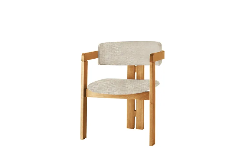 Dylana Karmstol, Ljusgrå/Ek