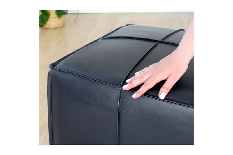 Edrin Sittpuff Utomhus 52 cm - Svart - Möbler - Vardagsrum - Stolar & sittmöbler - Sittpuff