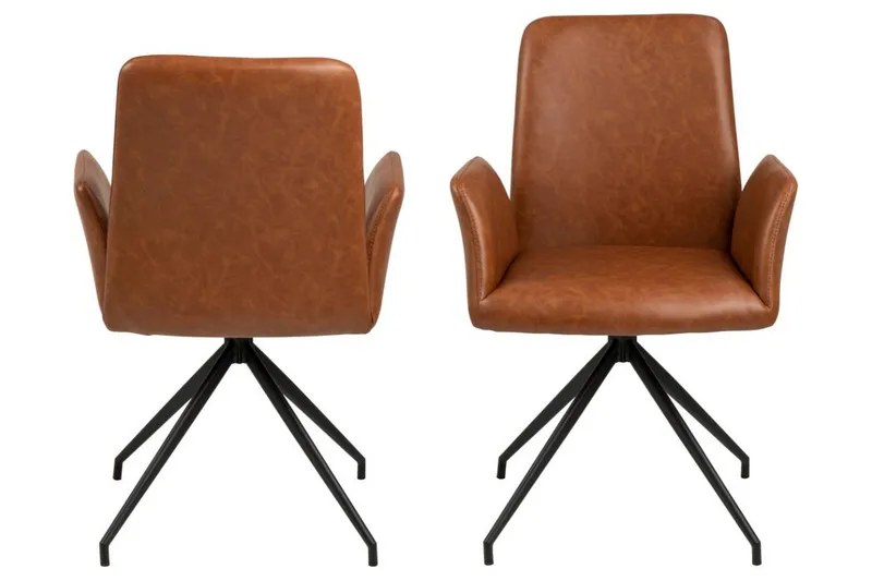 Edwuna Karmstol - Brun - Möbler - Vardagsrum - Stolar & sittmöbler - Karmstolar