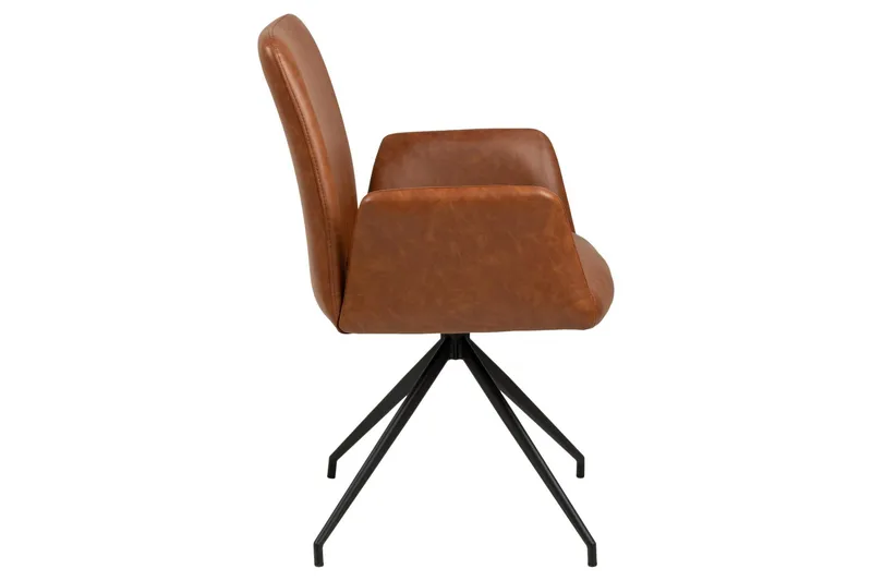 Edwuna Karmstol - Brun - Möbler - Vardagsrum - Stolar & sittmöbler - Karmstolar