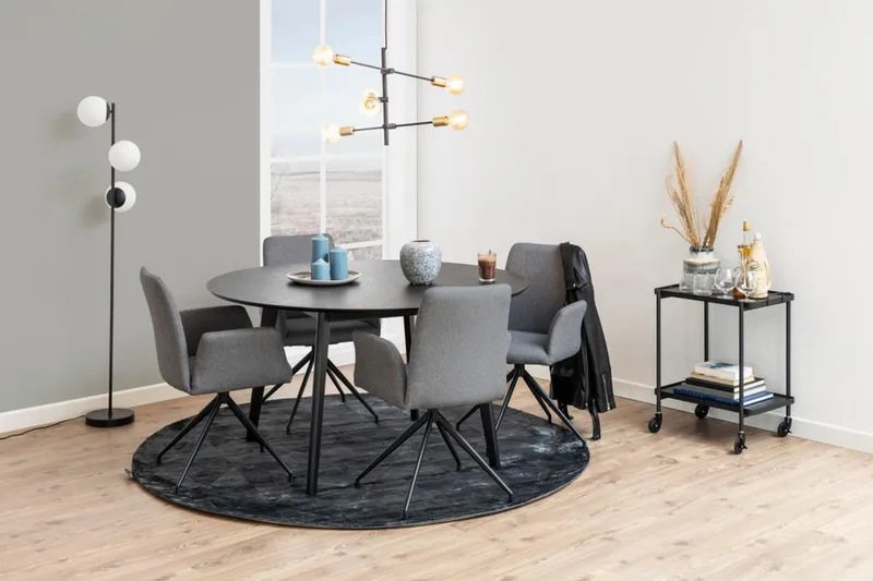 Edwuna Karmstol - Grå - Möbler - Vardagsrum - Stolar & sittmöbler - Karmstolar