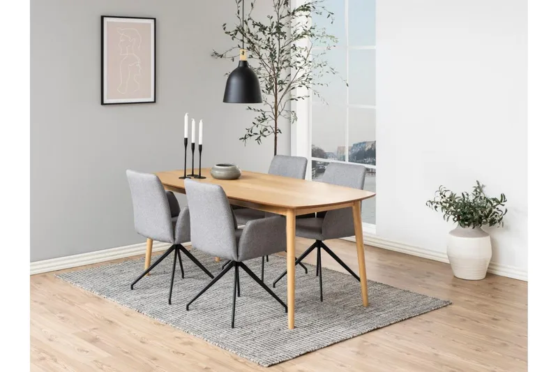 Edwuna Karmstol - Grå - Möbler - Vardagsrum - Stolar & sittmöbler - Karmstolar