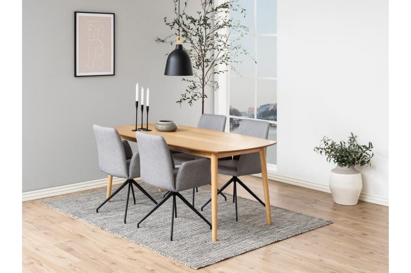 Edwuna Karmstol - Grå - Möbler - Vardagsrum - Stolar & sittmöbler - Karmstolar