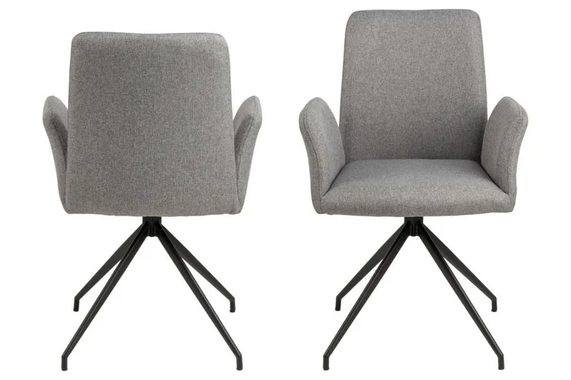 Edwuna Karmstol - Grå - Möbler - Vardagsrum - Stolar & sittmöbler - Karmstolar