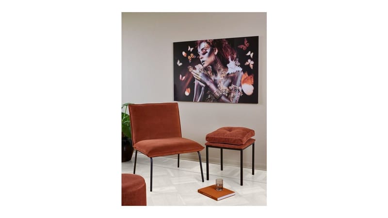 Eloy Pall 43 cm - Rost - Möbler - Vardagsrum - Stolar & sittmöbler - Pallar