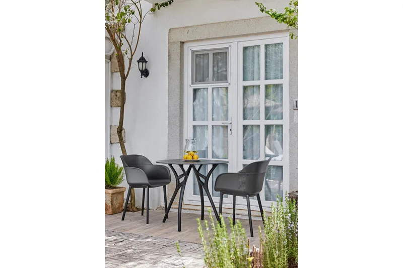 Elyon Karmstol - Antracit - Möbler - Vardagsrum - Stolar & sittmöbler - Karmstolar