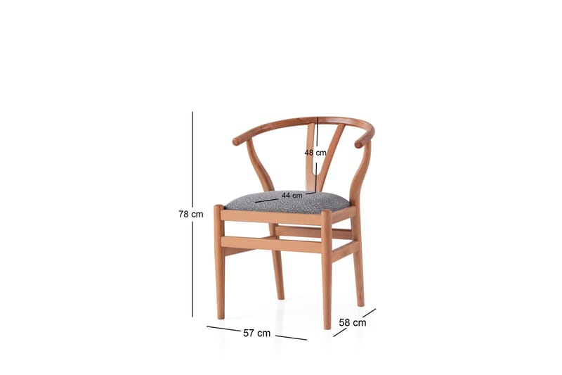 Erich Karmstol - Ek/Blå - Möbler - Vardagsrum - Stolar & sittmöbler - Karmstolar