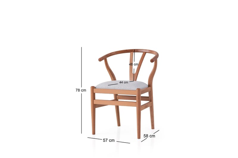 Erich Karmstol - Ek/Cream - Möbler - Vardagsrum - Stolar & sittmöbler - Karmstolar
