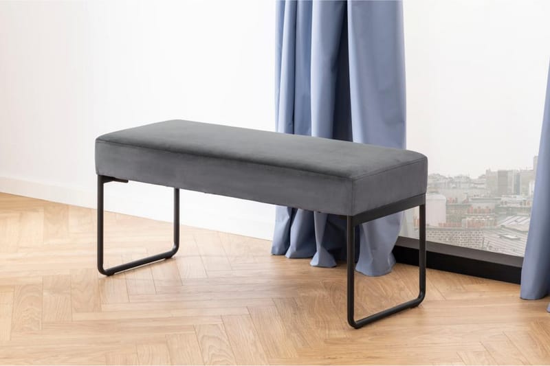 Fairborn Sittbänk 38 cm - Grå - Möbler - Vardagsrum - Stolar & sittmöbler - Sittbänk