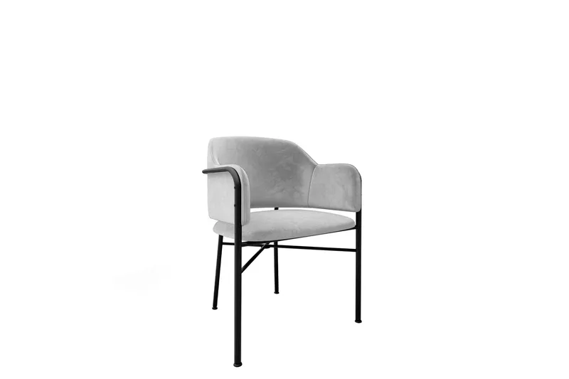 Floden Karmstol, Ljusgrå/Svart