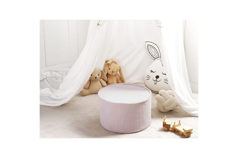 Fotpall Zikria Beige - Beige - Möbler - Vardagsrum - Stolar & sittmöbler - Sittpuff