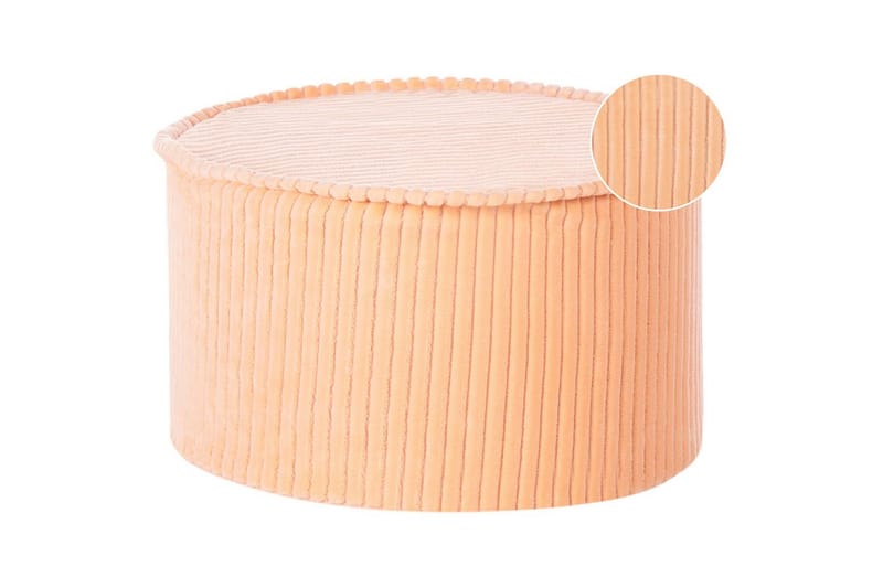 Fotpall Zikria Rosa - Rosa - Möbler - Vardagsrum - Stolar & sittmöbler - Sittpuff