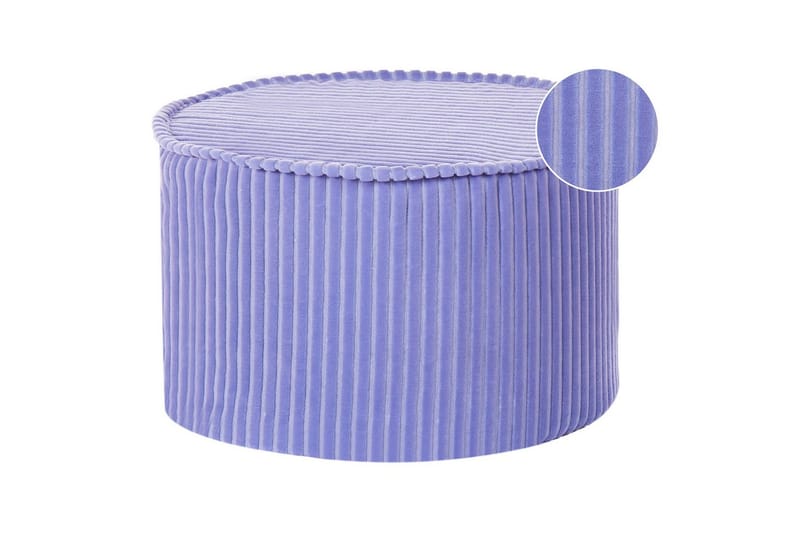 Fotpall Zikria Violett - Violett - Möbler - Vardagsrum - Stolar & sittmöbler - Sittpuff
