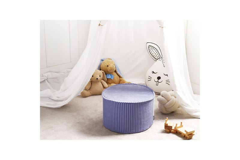 Fotpall Zikria Violett - Violett - Möbler - Vardagsrum - Stolar & sittmöbler - Sittpuff