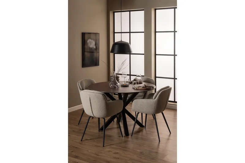 Frederika Karmstol - Beige - Möbler - Vardagsrum - Stolar & sittmöbler - Karmstolar