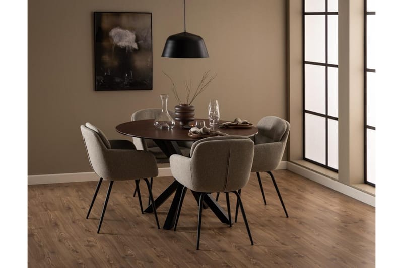 Frederika Karmstol - Beige - Möbler - Vardagsrum - Stolar & sittmöbler - Karmstolar