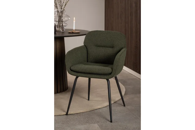 Frederika Karmstol - Grön - Möbler - Vardagsrum - Stolar & sittmöbler - Karmstolar