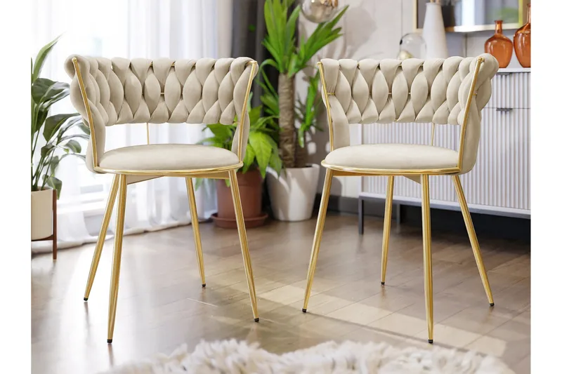 Garrick Karmstol - Beige - Möbler - Vardagsrum - Stolar & sittmöbler - Karmstolar