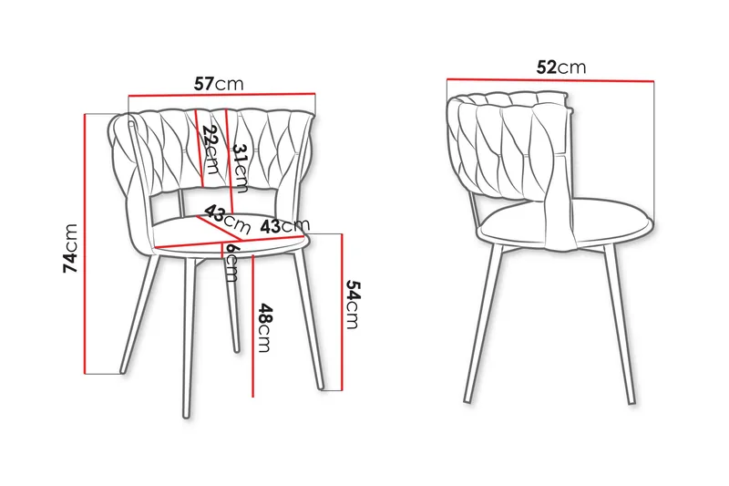 Garrick Karmstol - Grå - Möbler - Vardagsrum - Stolar & sittmöbler - Karmstolar