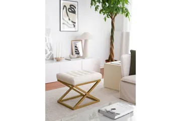 Garyn Sittpuff 40 cm - Cream - Möbler - Vardagsrum - Stolar & sittmöbler - Sittpuff