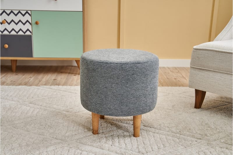 Gianni Sittpuff 40 cm - Grå - Möbler - Vardagsrum - Stolar & sittmöbler - Sittpuff