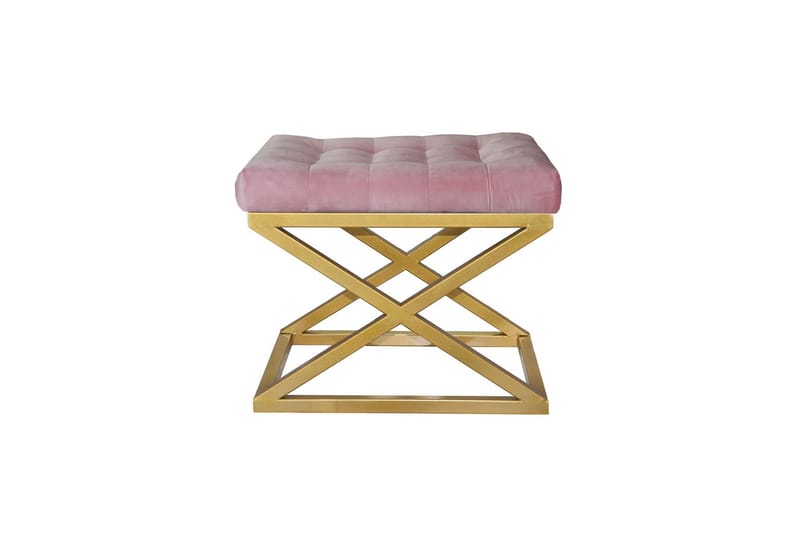 Gillie Sittpuff 40 cm, Guld/Rosa