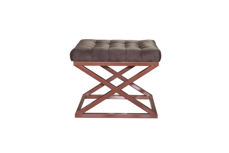 Gillie Sittpuff 40 cm, Koppar/Brun