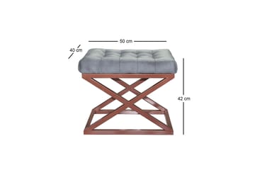 Gillie Sittpuff 40 cm - Koppar/Grå - Möbler - Vardagsrum - Stolar & sittmöbler - Sittpuff