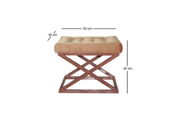 Gillie Sittpuff 40 cm - Koppar/Gul - Möbler - Vardagsrum - Stolar & sittmöbler - Sittpuff