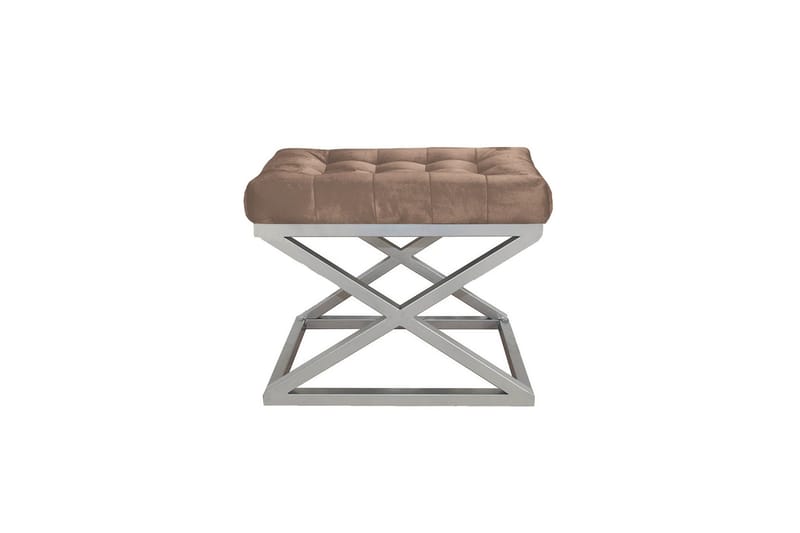 Gillie Sittpuff 40 cm, Silver/Brun