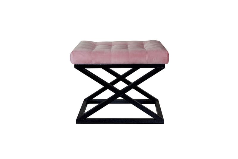 Gillie Sittpuff 40 cm, Svart/Rosa