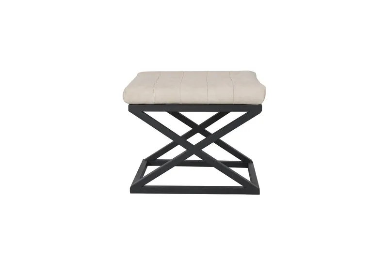 Gillie Sittpuff 40 cm, Svart/Vit