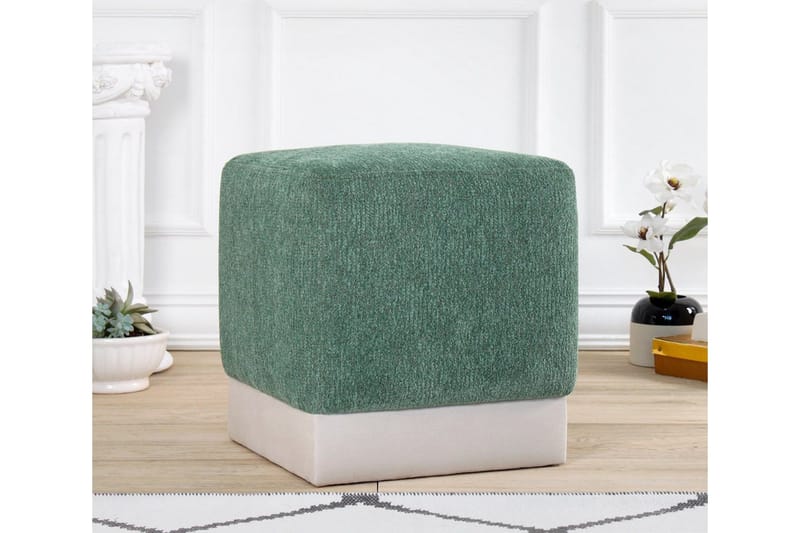 Gladys Sittpuff 45 cm - Grön - Möbler - Vardagsrum - Stolar & sittmöbler - Sittpuff