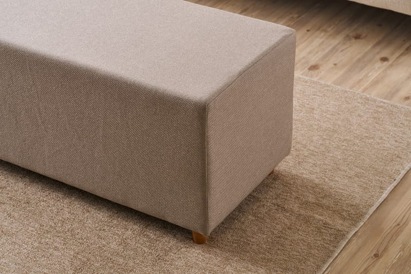 Glenda Sittpuff 40 cm - Beige - Möbler - Vardagsrum - Stolar & sittmöbler - Sittpuff