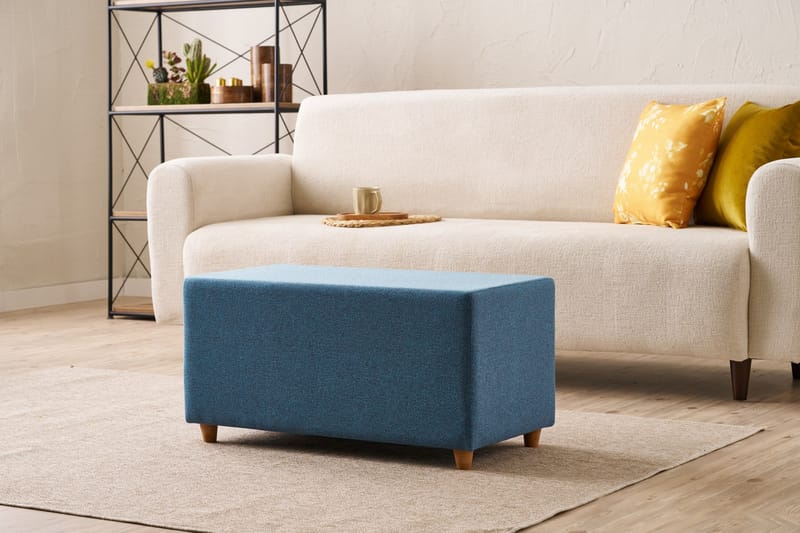 Glenda Sittpuff 40 cm - Blå - Möbler - Vardagsrum - Stolar & sittmöbler - Sittpuff