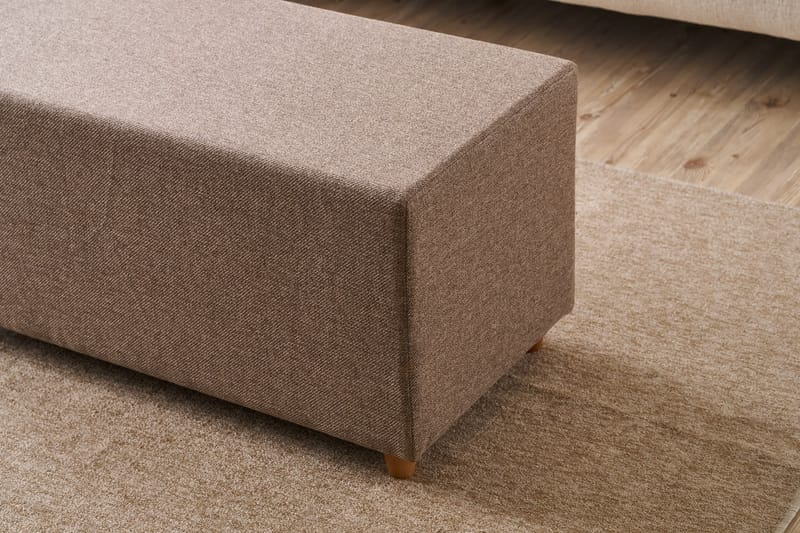 Glenda Sittpuff 40 cm - Brun - Möbler - Vardagsrum - Stolar & sittmöbler - Sittpuff