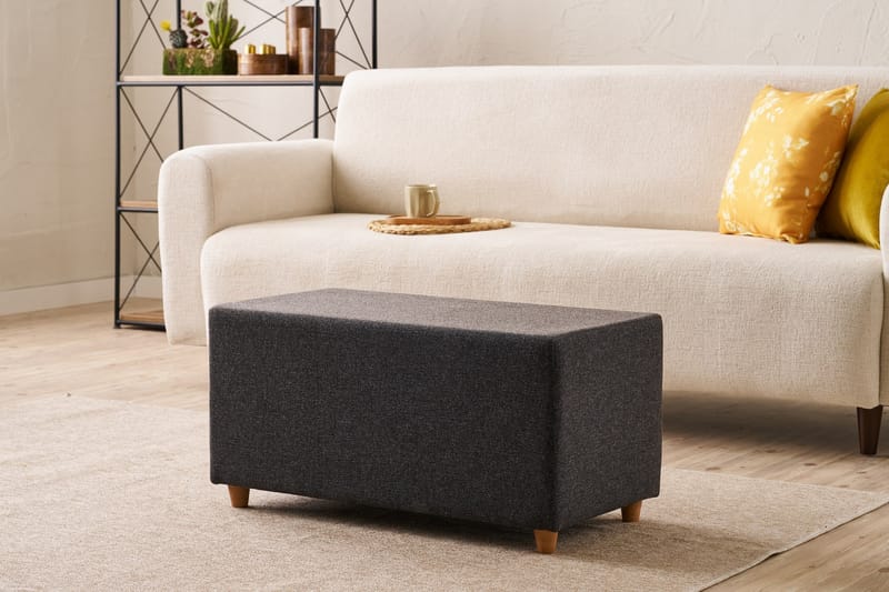 Glenda Sittpuff 40 cm - Grå - Möbler - Vardagsrum - Stolar & sittmöbler - Sittpuff