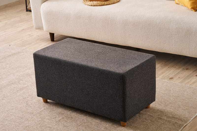 Glenda Sittpuff 40 cm - Grå - Möbler - Vardagsrum - Stolar & sittmöbler - Sittpuff
